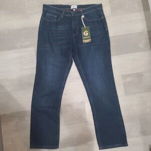 Insulated Gear Jeans Womens 14 Regular Blue Denim Flannel Lined Straight Leg NWT